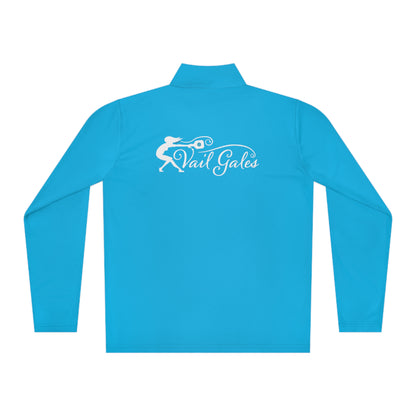 Vail Gales - 1/4 Zip Moisture Wicking SPF 40, Unisex Quarter-Zip Pullover