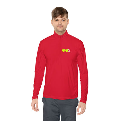 PICKLZ 15  Unisex SPF 40 Moisture Wicking Quarter-Zip Pullover - add your number in instructions