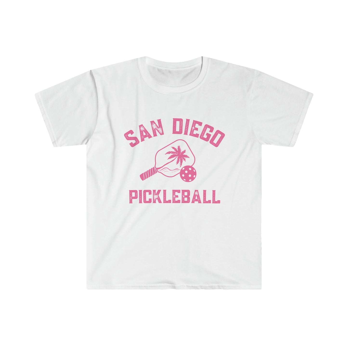 San Diego Pickleball - Unisex Softstyle T-Shirt