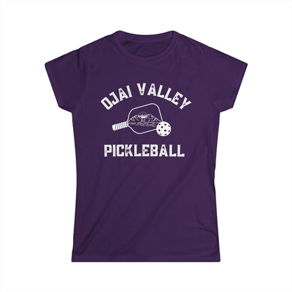 Ojai Valley Pickleball Women's Softstyle Tee