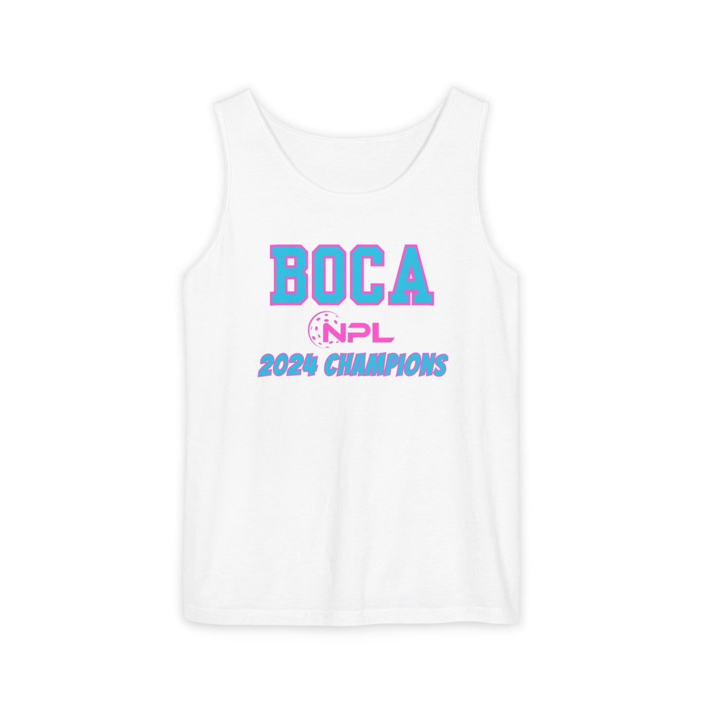 BOCA NPL ‘24 Champions - Unisex Garment-Dyed Tank Top