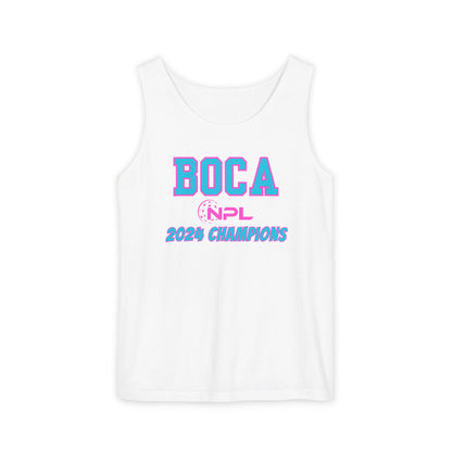 BOCA NPL ‘24 Champions - Unisex Garment-Dyed Tank Top