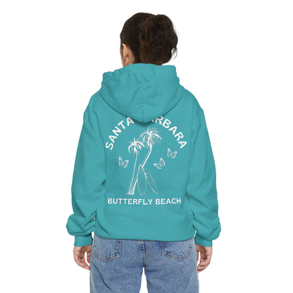 Butterfly Beach Santa Barbara Hoodies   - Garment Dyed, Unisex