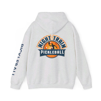 Night Train Hoodie (logo left chest/large back) - Can add your name to the sleeve or back