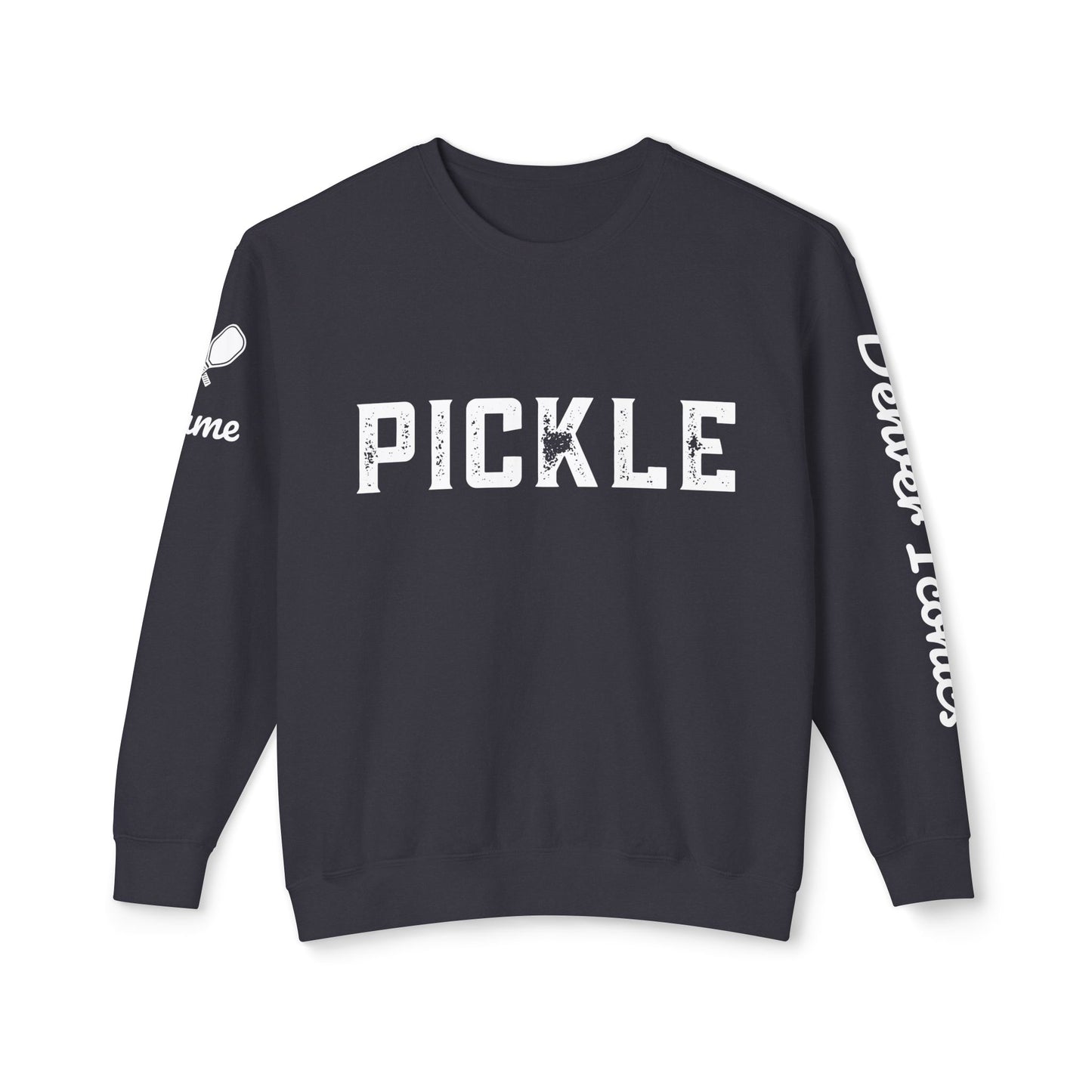 NPL Garment Dyed- Denver Iconics - Unisex 100% Cotton Lightweight Crew - Customize Sleeve w/ Name
