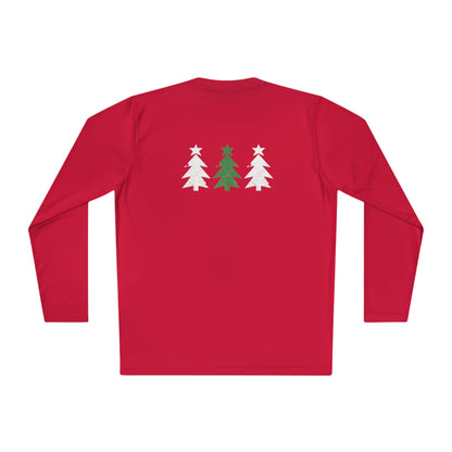 Holiday Moisture Wicking = Unisex Lightweight Long Sleeve Tee