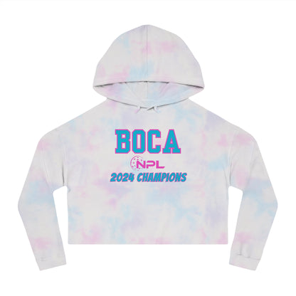 BOCA NPL ‘24 Champion’s Women’s Cropped Hoodie 80% cotton