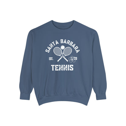 Santa Barbara Tennis - Crew - Comfort Colors - Unisex Garment-Dyed Sweatshirt