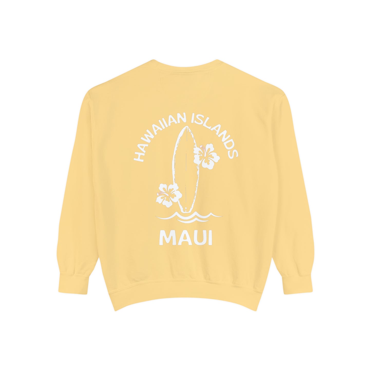 Hawaiian Islands - Maui Crew Sweatshirt - Comfort Colors