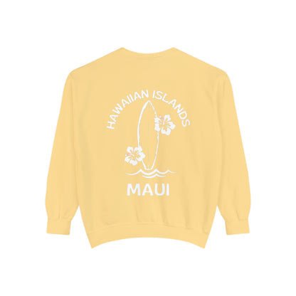 Hawaiian Islands - Maui Crew Sweatshirt - Comfort Colors