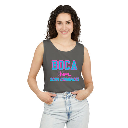 BOCA NPL ‘24 Champions - Unisex Garment-Dyed Tank Top