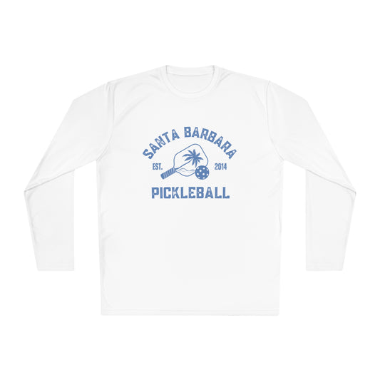 Santa Barbara Pickleball - Unisex Moisture Wicking SPF 40, Lightweight Long Sleeve Tee