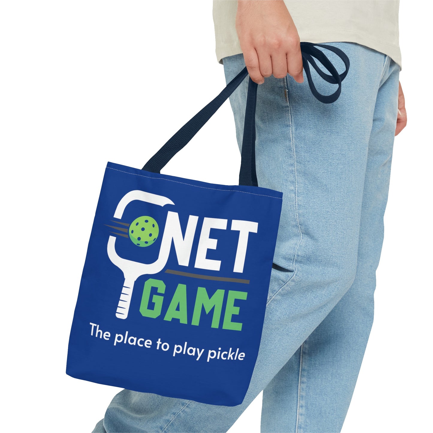 Net Game 13 x 13 Royal Bag - choose white handles