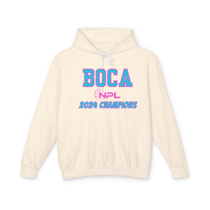 BOCA NPL ‘24 Championship Garment Dyed Unisex Lightweight Hoodie