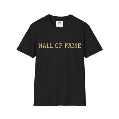 Pickleball Hall of Fame - Unisex Softstyle T-Shirt (customize with Hall of Fame name, or leave blank )