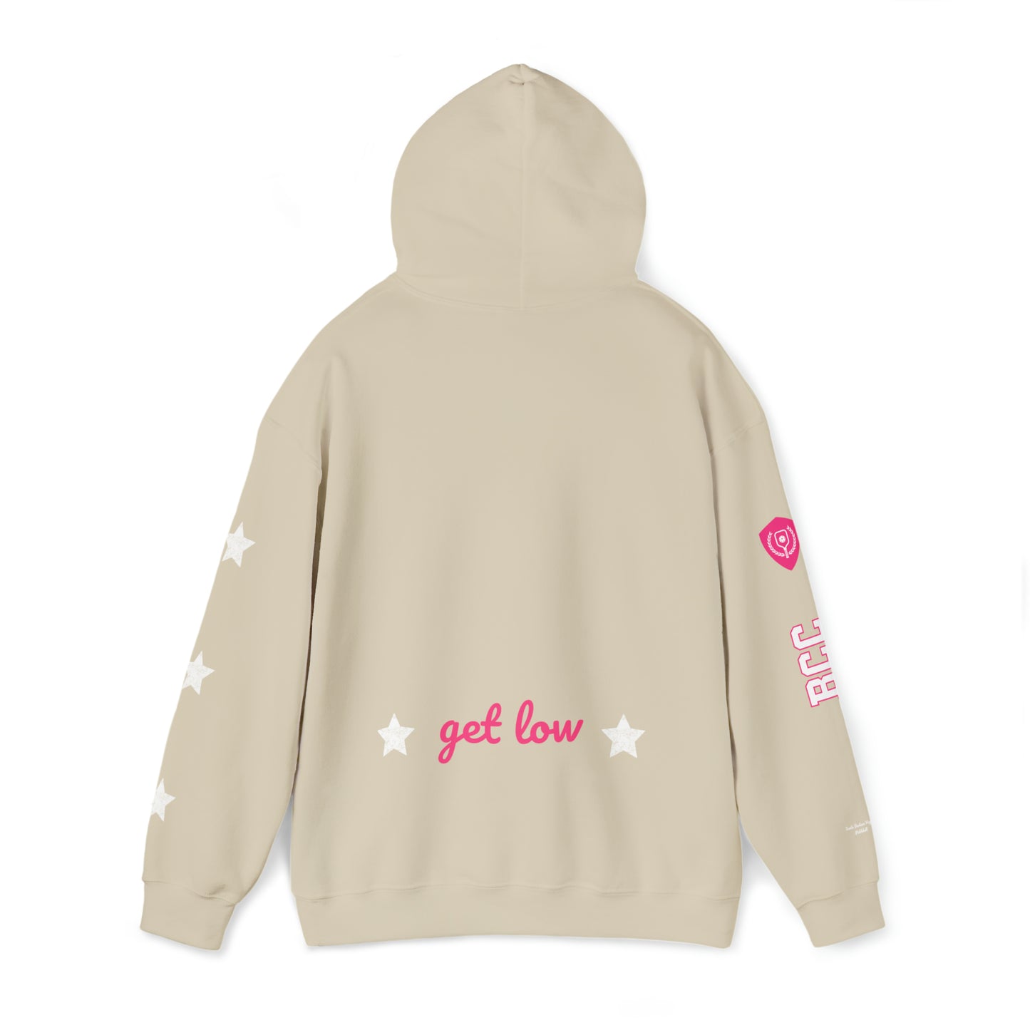 PADDLE Hoodie - PINK writing - 4 sides customized