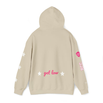 PADDLE Hoodie - PINK writing - 4 sides customized