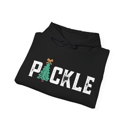 PICKLE Candy Cane Hoodie (50/50) Unisex - Can customize sleeve w/name optional