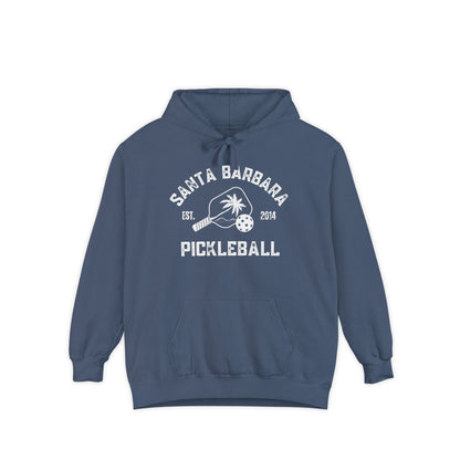 Adult Santa Barbara Pickleball Unisex Garment-Dyed Hoodie- can have name on back