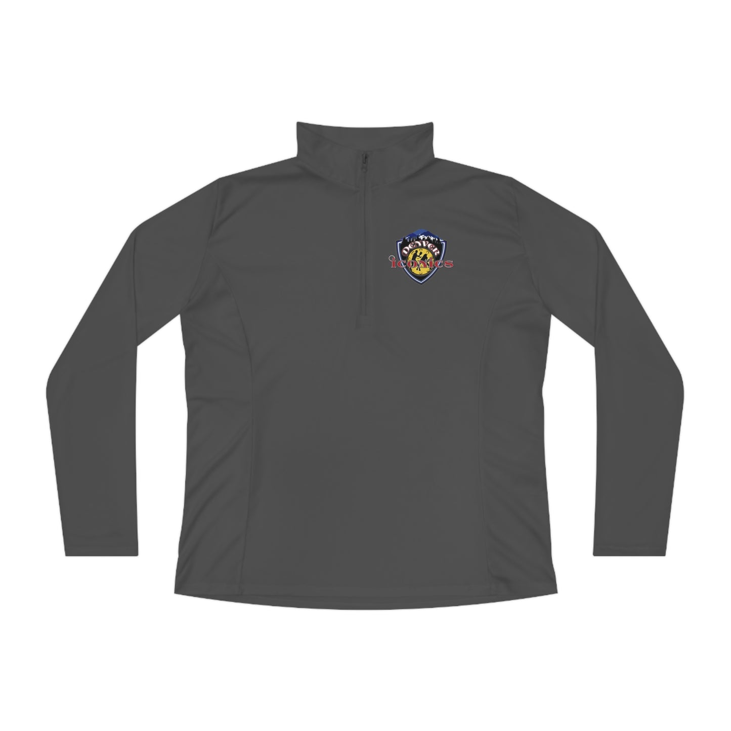 Denver Iconics NPL Team - Ladies Quarter-Zip, Moisture Wicking, SPF 40 (customize your name)