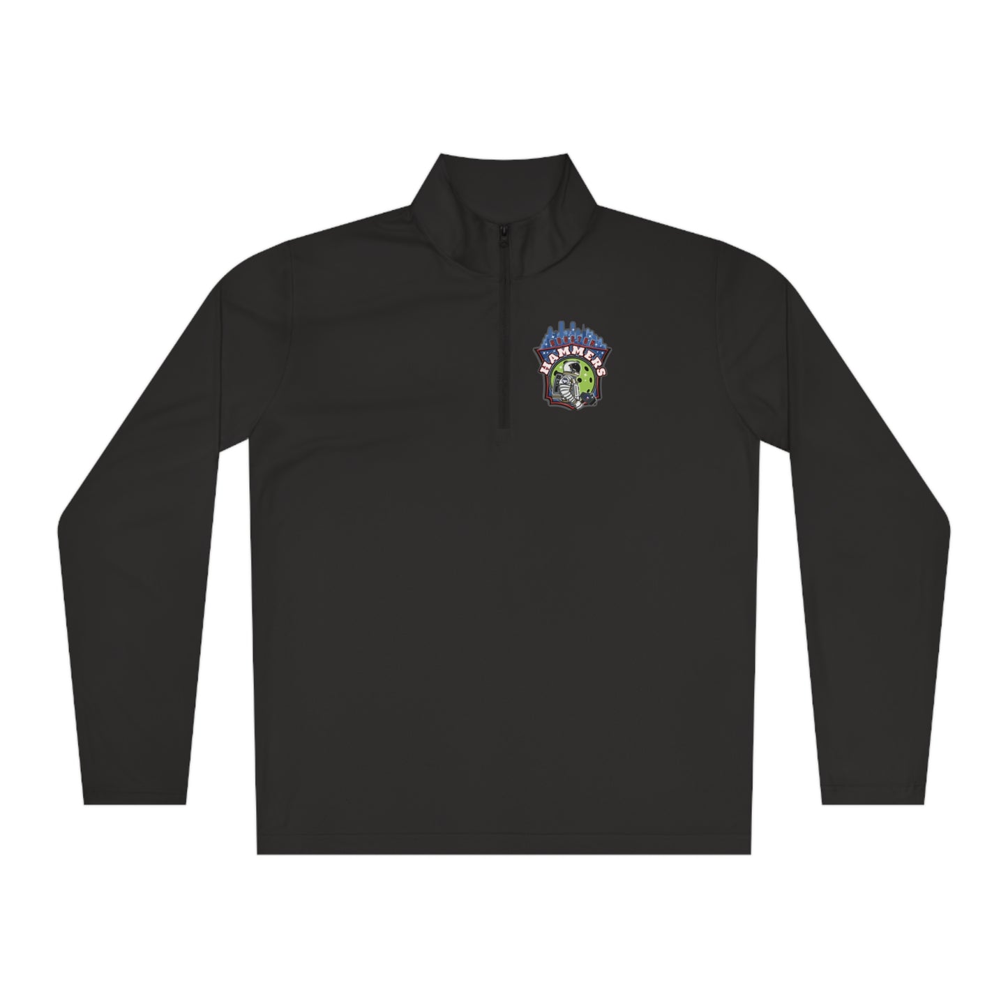 Houston Hammers NPL - Unisex (Fuller Cut) SPF 40, Moisture Wicking- Quarter-Zip Pullover