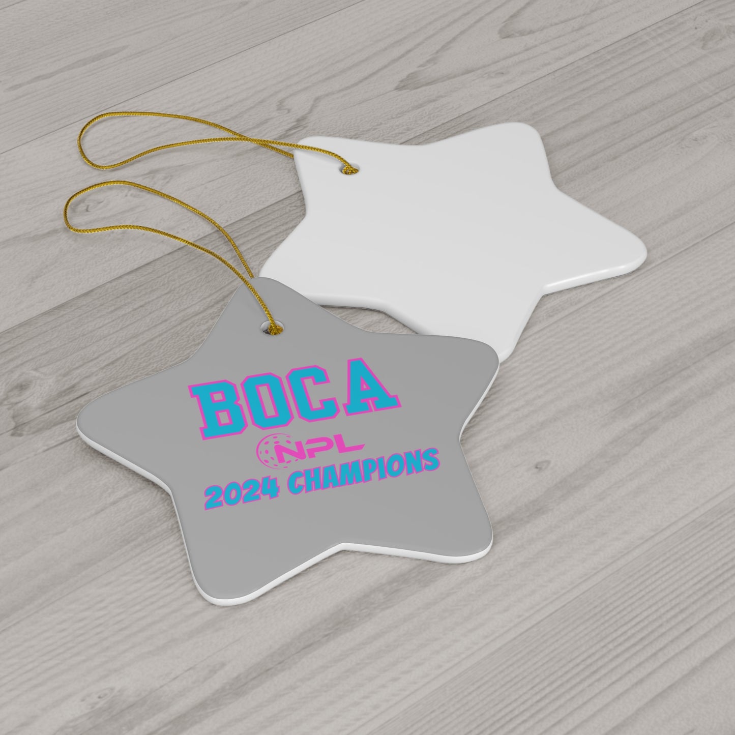 BOCA NPL ‘24 Champions Ornamnent