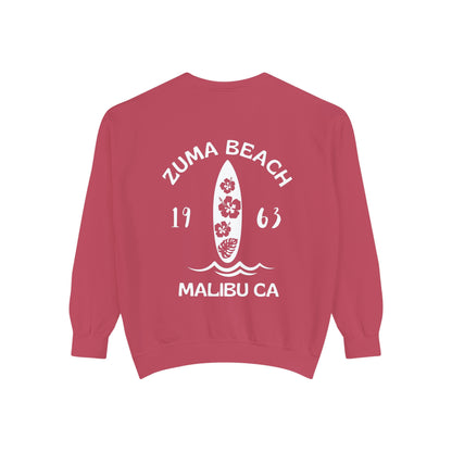 Zuma Beach Crew (Hibiscus version) Sweatshirt - Comfort Colors