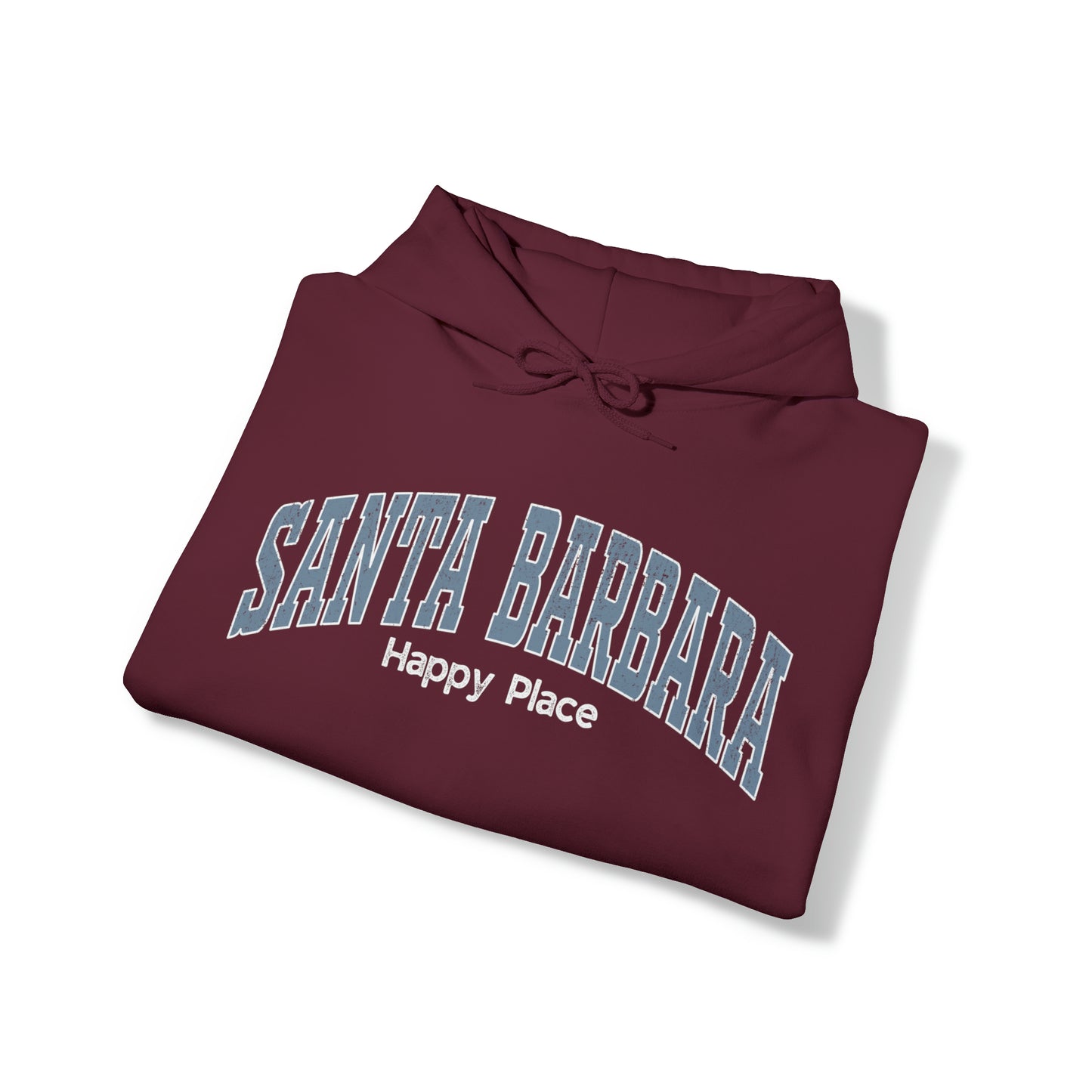 Santa Barbara Happy Place - Hoodie (add custom beach name in notes)