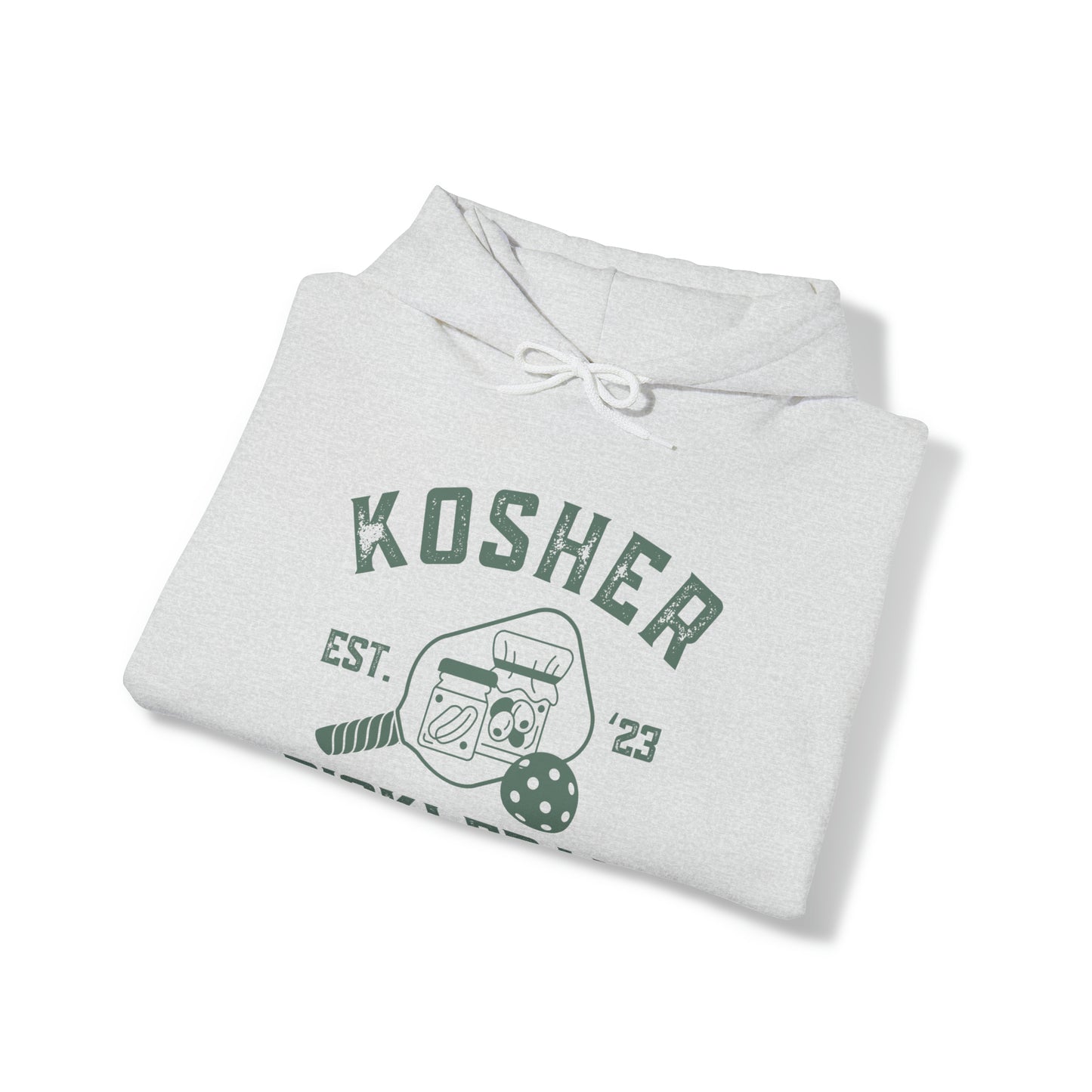 Kosher Pickleball Hoodie - Unisex Heavy Blend™ GREEN print