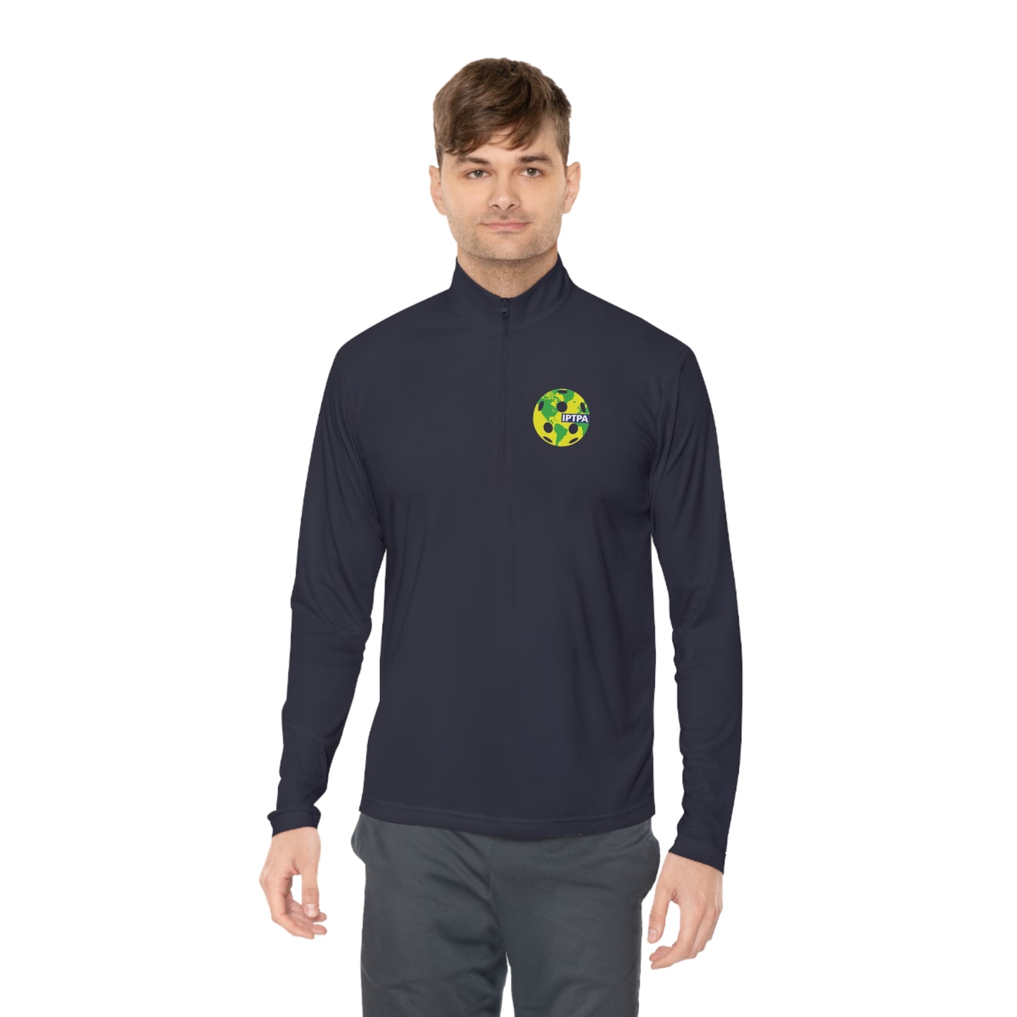 IPTPA Unisex, Moisture Wicking, Quarter-Zip (Customize name back)