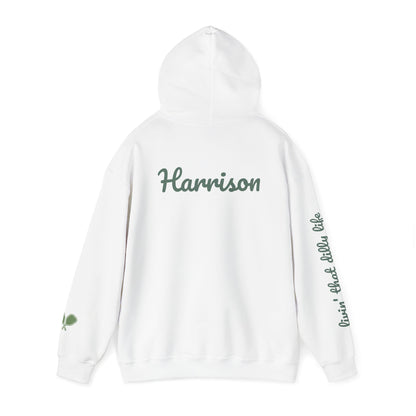 Harrison Kosher Pickleball Hoodie - Unisex Heavy Blend™ GREEN print