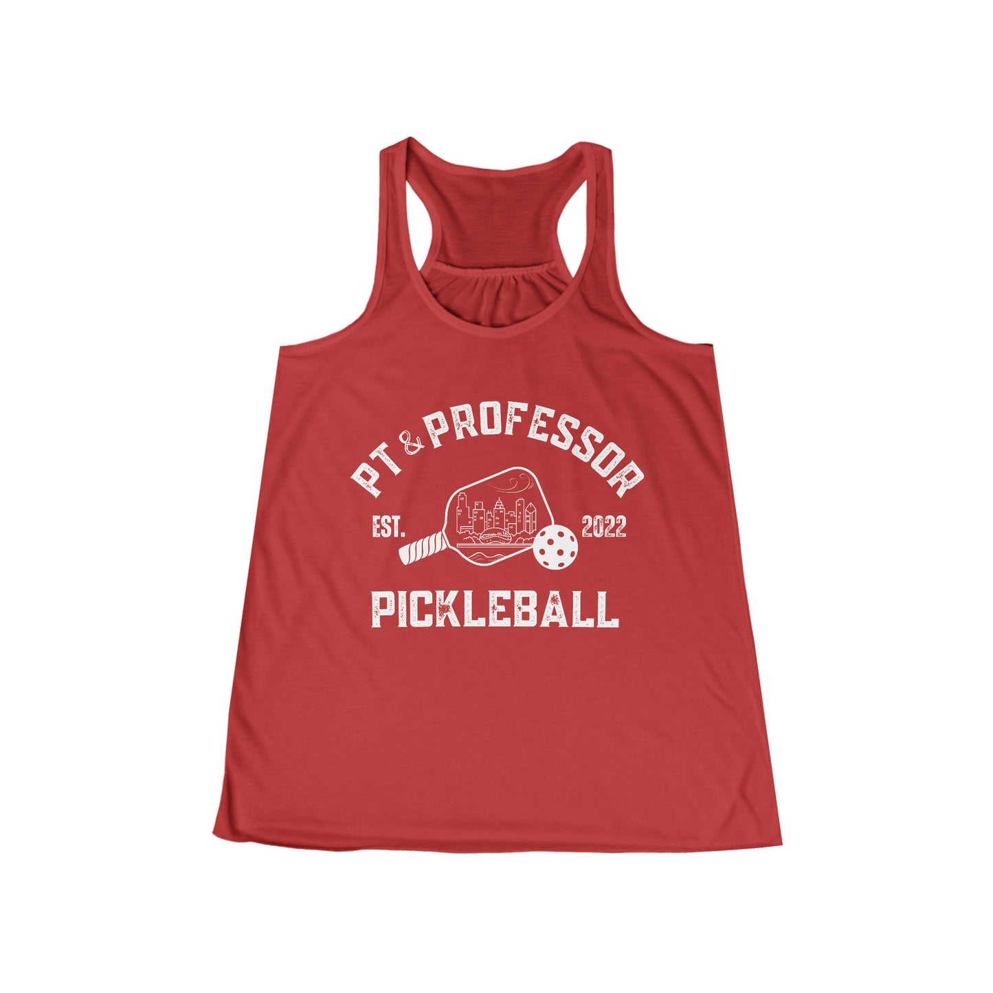 PT & Professor  - Women's Flowy Racerback Tank