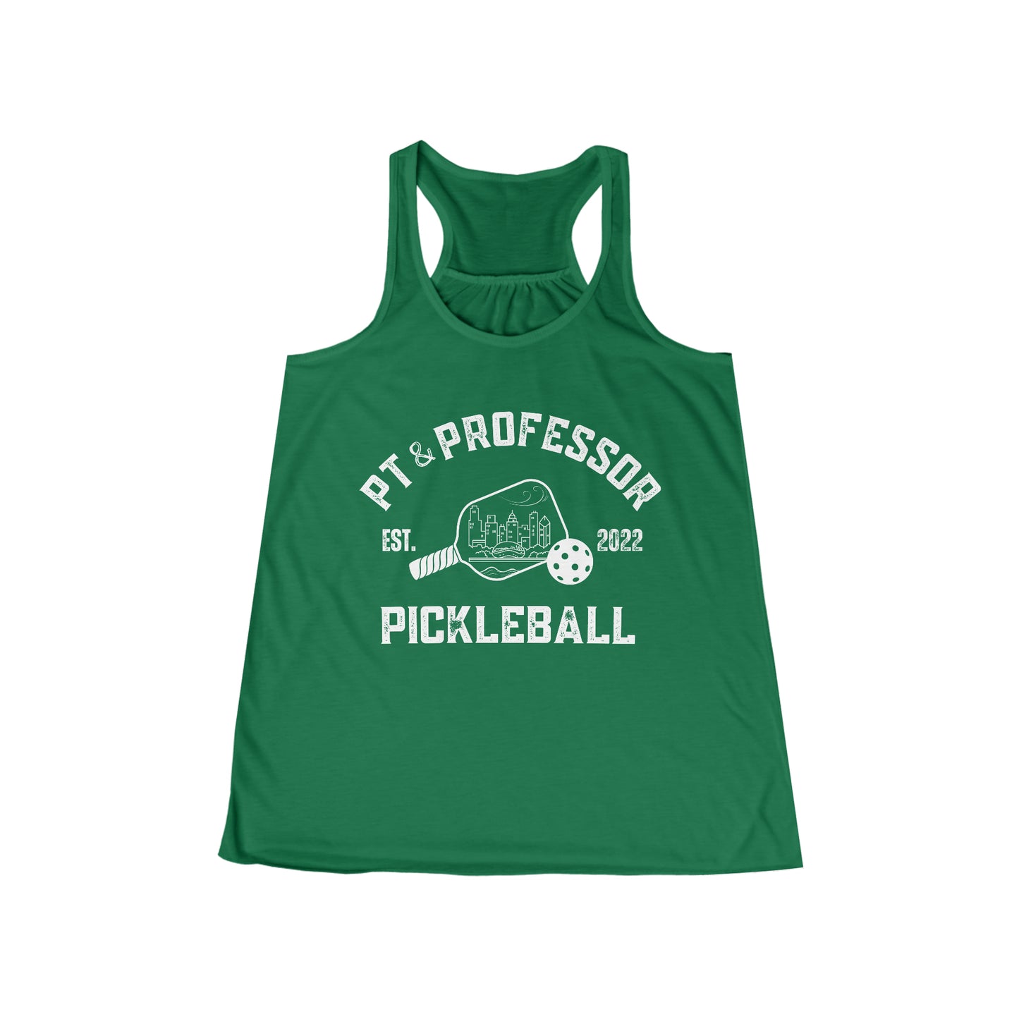 PT & Professor  - Women's Flowy Racerback Tank