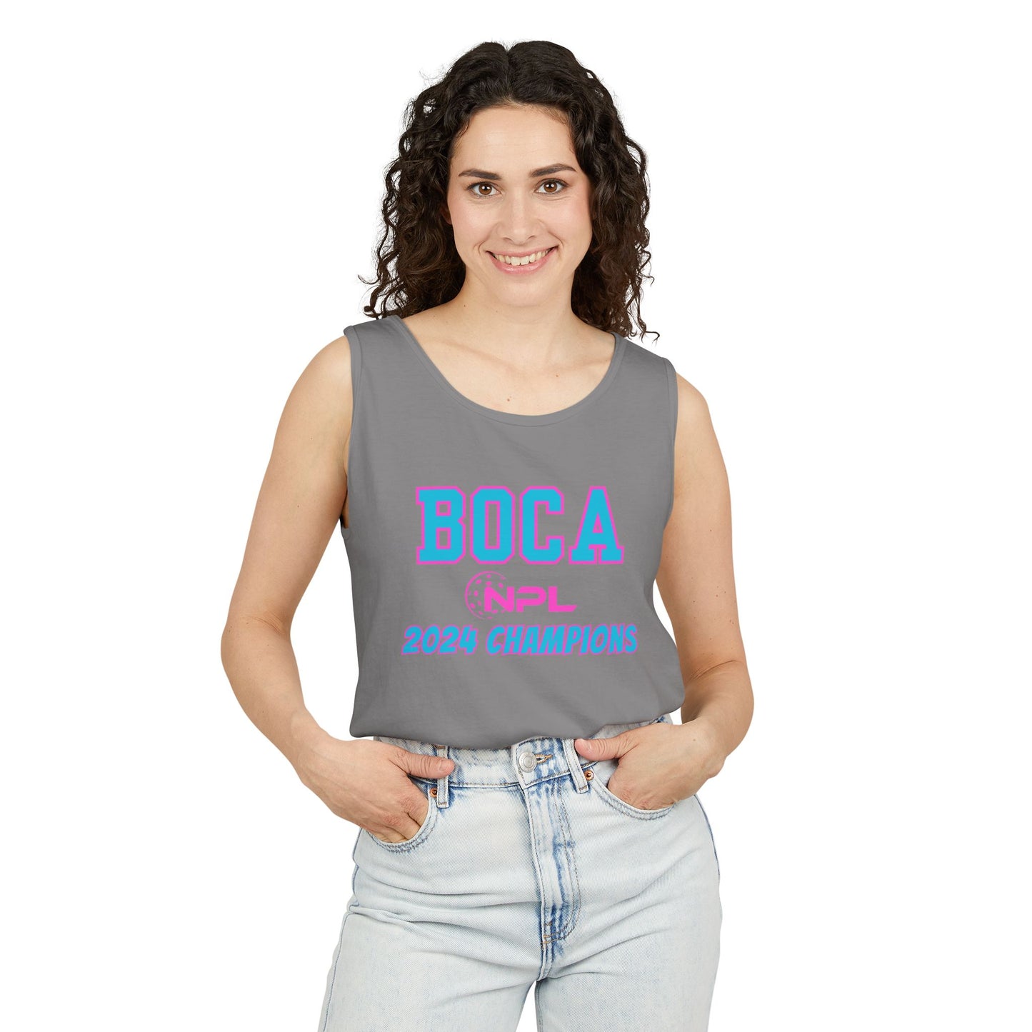 BOCA NPL ‘24 Champions - Unisex Garment-Dyed Tank Top