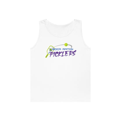 Boca Raton Picklers Men’s  - NPL Team Cotton Tank - customize back or keep VAMOS!