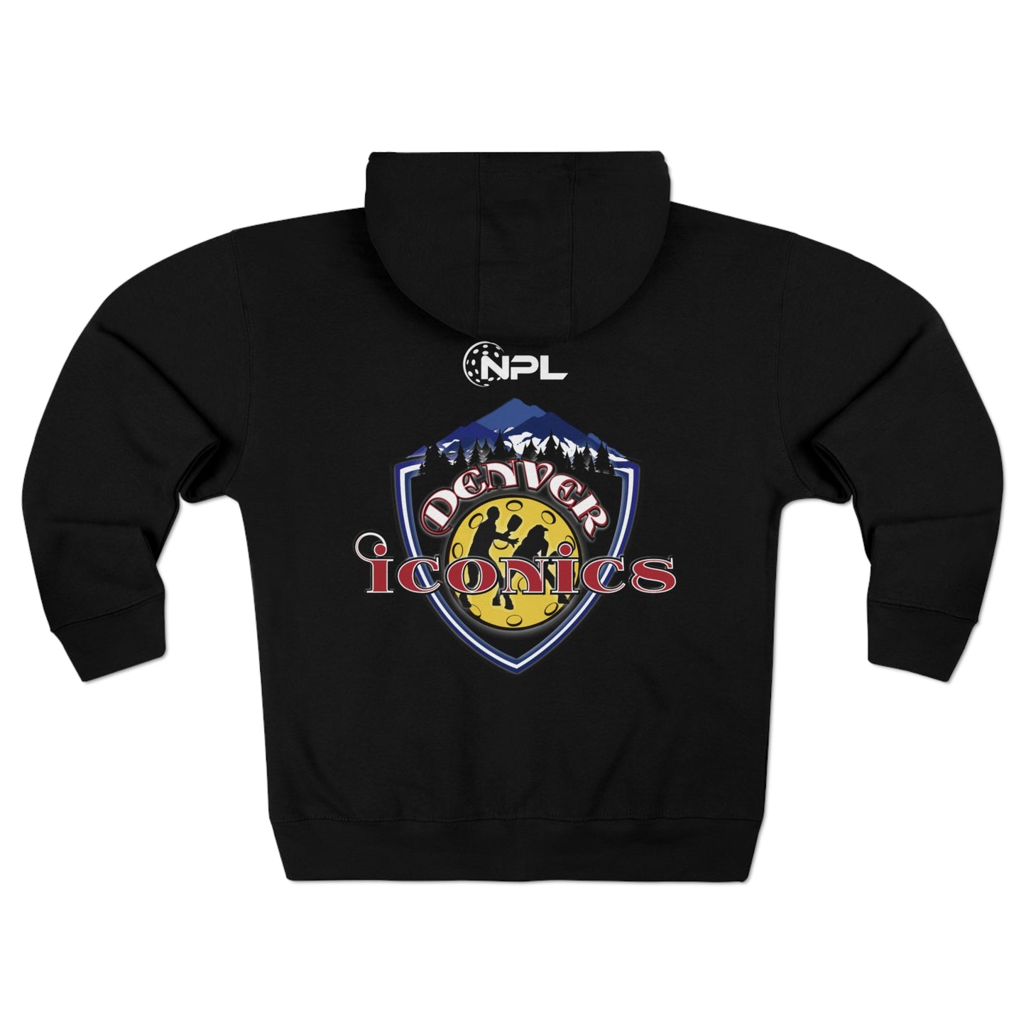 Denver Iconics NPL Team - Unisex Zip Up Hoodie 80% cotton extra plush (can add name left chest)