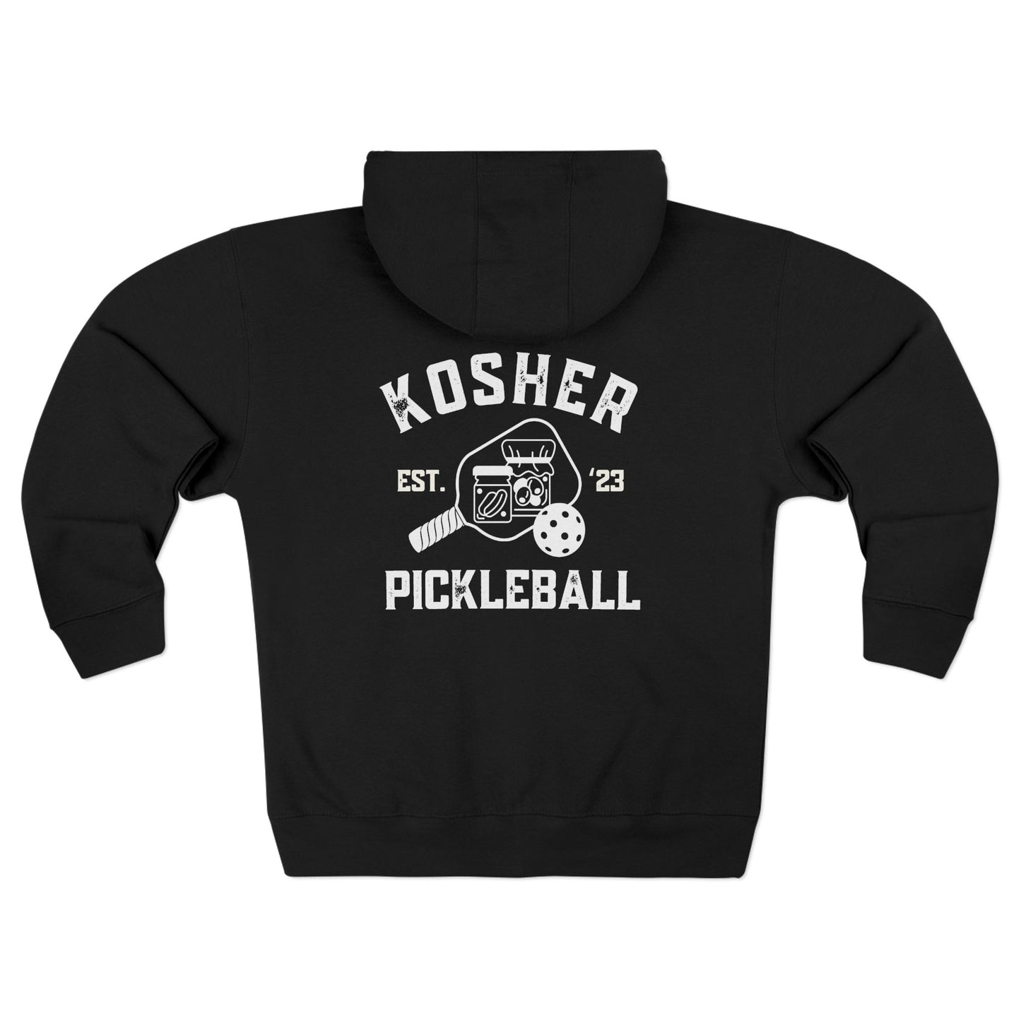 New zip down kosher pickleball sweatshirt