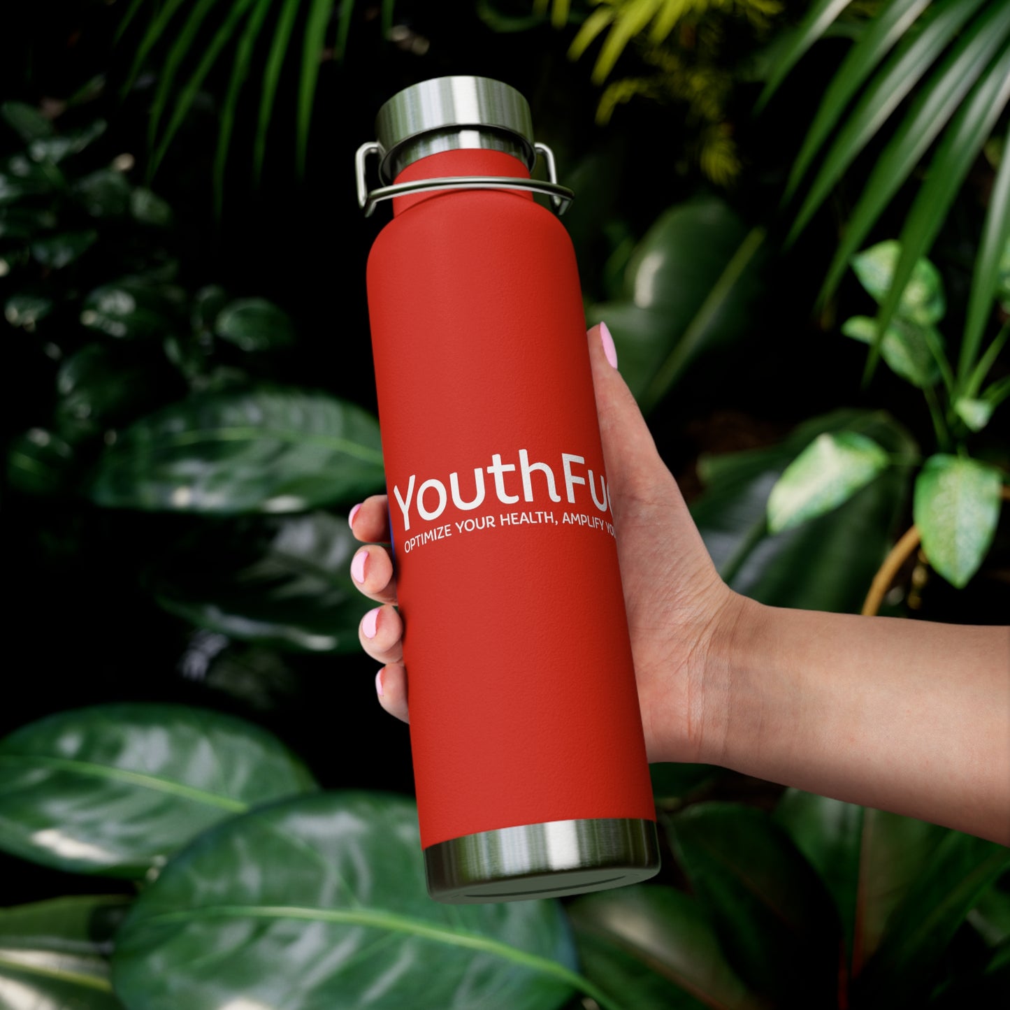 Youth Fuel Premium 22oz Copper Vacuum Insulated Bottle - Keeps Drinks Hot & Cold | Stylish Hydration