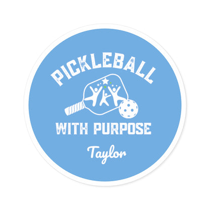 Picklemania Round Stickers, Indoor\Outdoorc- Taylor Taylor