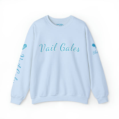 Vail Gales Pickleball Script Crew Sweatshirt - Customized