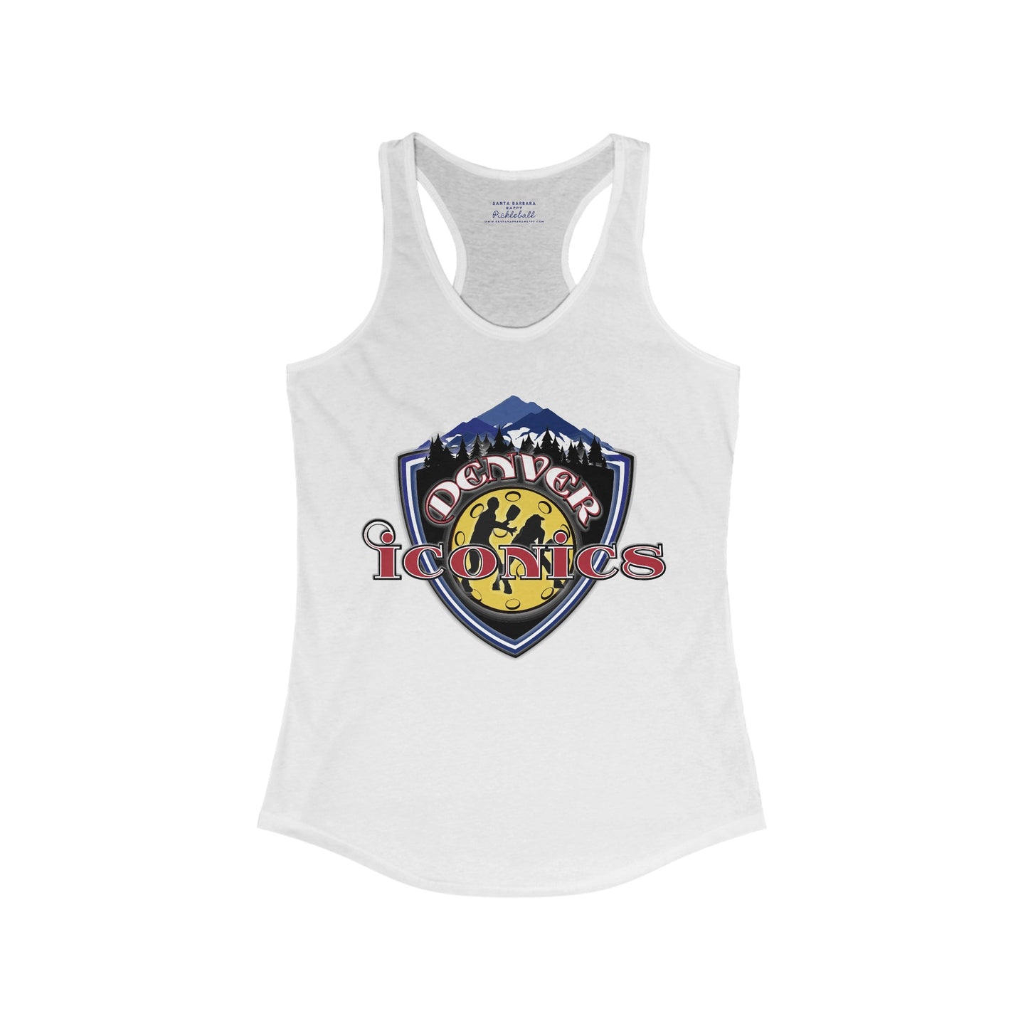 Denver Iconics- Women's Ideal Racerback Tank (Can add name back)