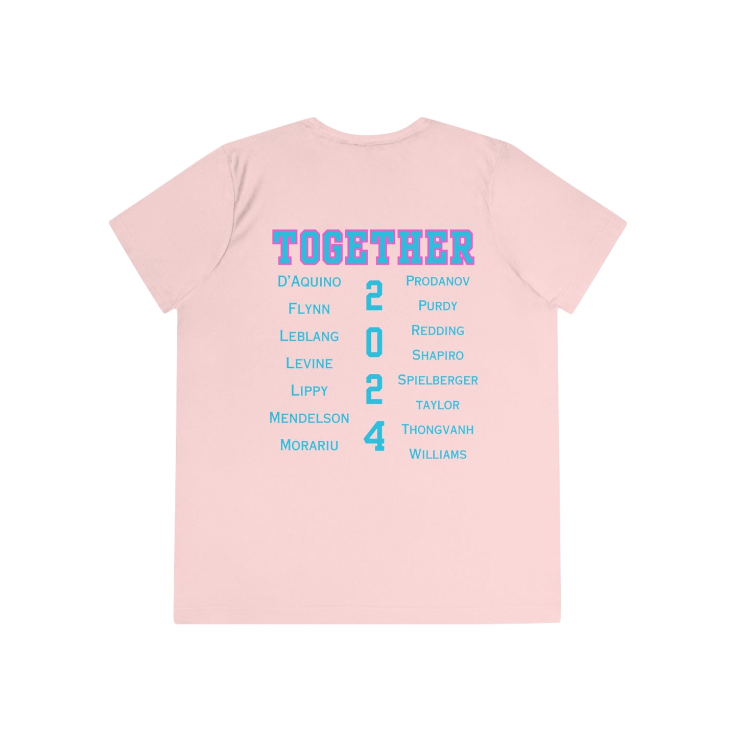 BOCA NPL ‘24 Champions - SPF 40 Ladies Performance T- player’s names on back