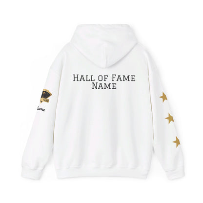 Pickleball Hall of Fame (RIFKIN example) - Hoodie - Customize Hall of Fame Name, or no name