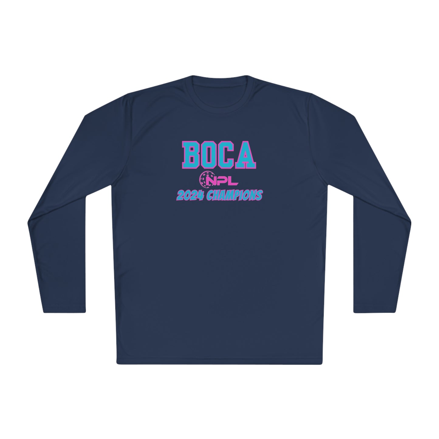 BOCA NPL ‘24 Champions - SPF 40 Unisex Lightweight Long Sleeve Moisture Wicking - player’s names on back