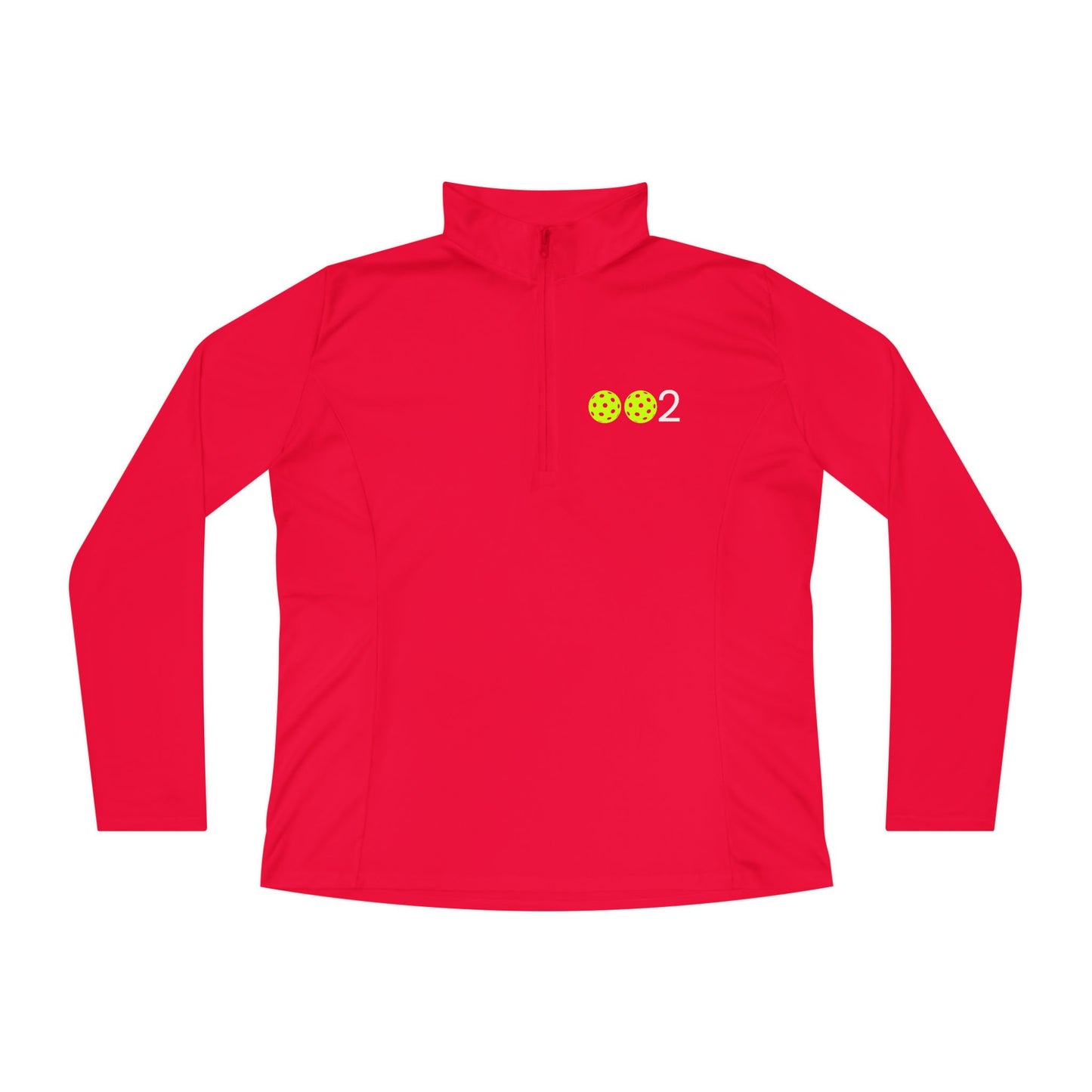 PICKLZ Ladies Quarter-Zip Pullover - add your number in instructions