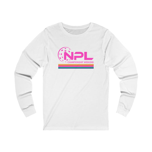 NPL Championship Weekend - 2 sided Customized Unisex Jersey Long Sleeve Tee