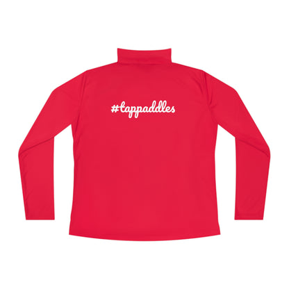 Kara’s Love, #tappaddles  1/4 Zip - moisture wicking - Ladies Quarter-Zip Pullover