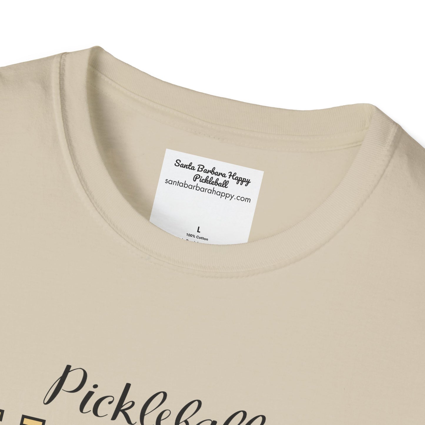 Pickleball Hall of Fame - Unisex Softstyle T-Shirt (customize with Hall of Fame name, or leave blank )