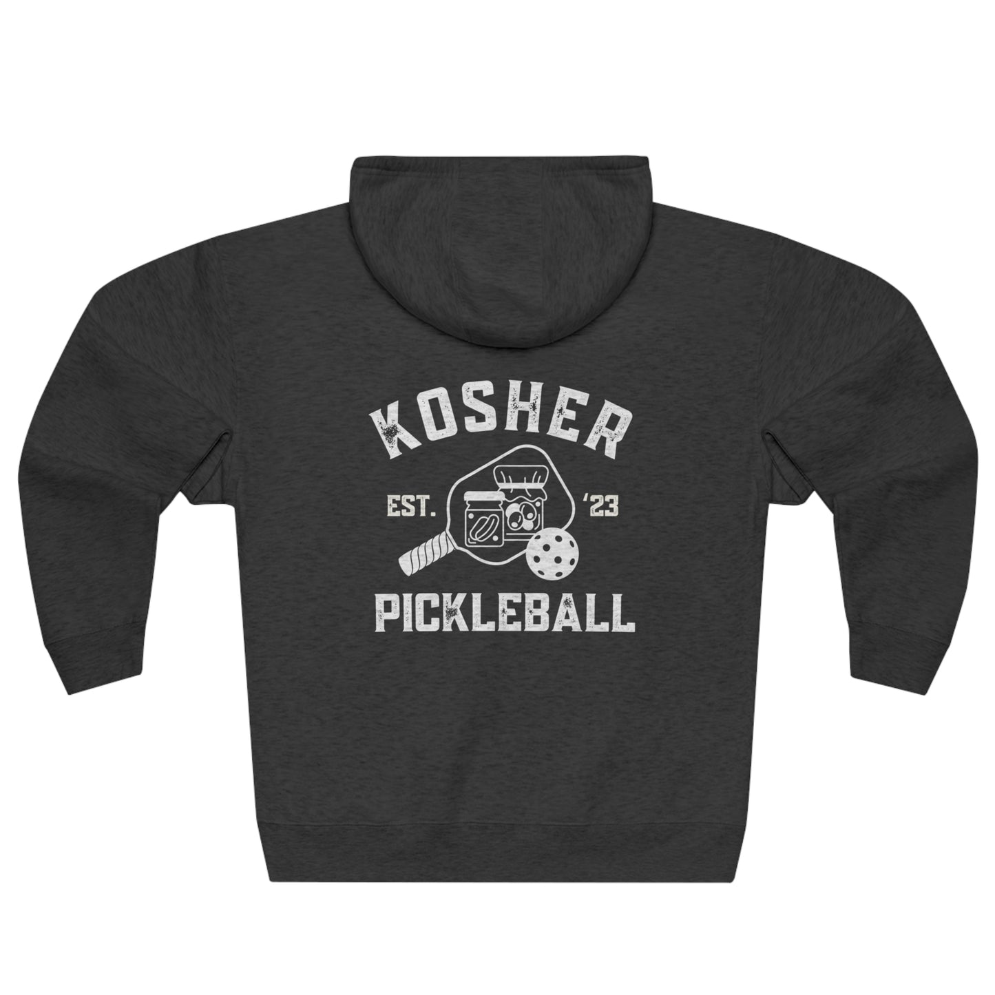 Kosher Pickleball - Unisex Premium Full Zip Hoodie