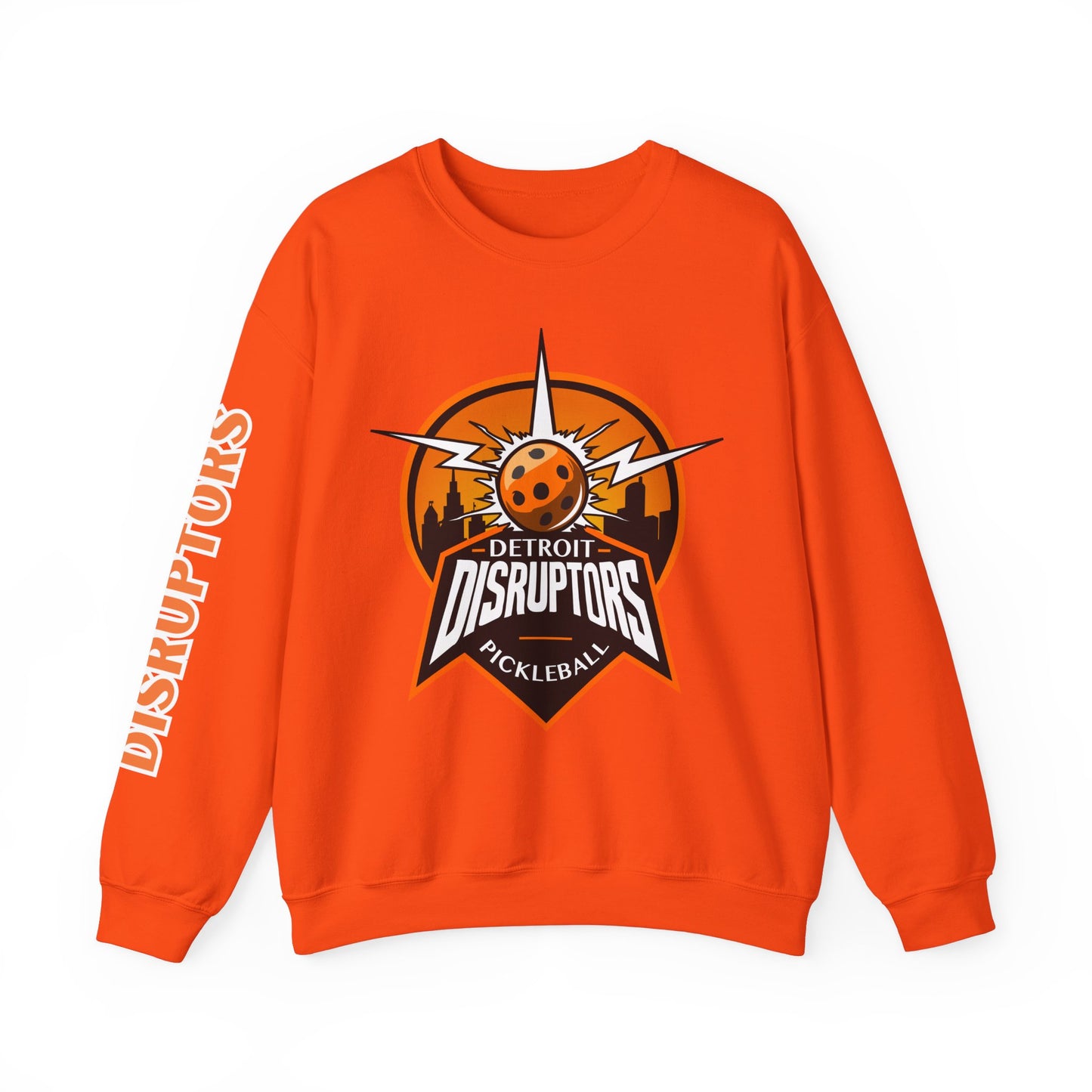 Detroit Disruptors Unisex Crew -Customize Sleeve or Back w/ Name- (add in instructions)